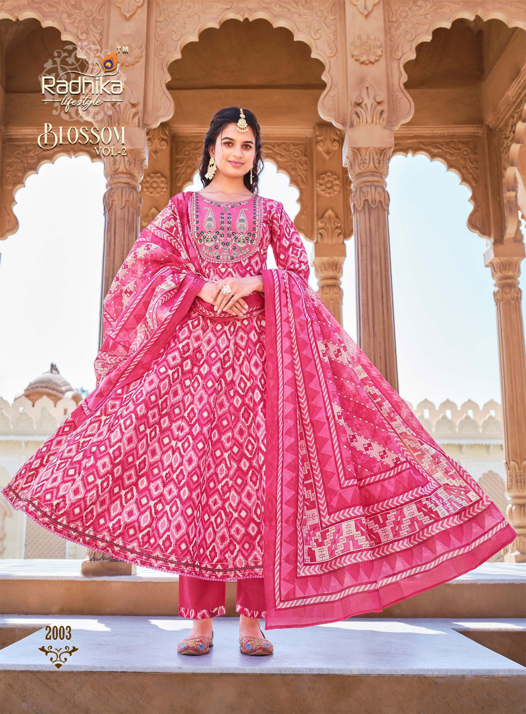 Radhika Blossom Vol 2 Wholesale Readymade Cotton Salwar Suits